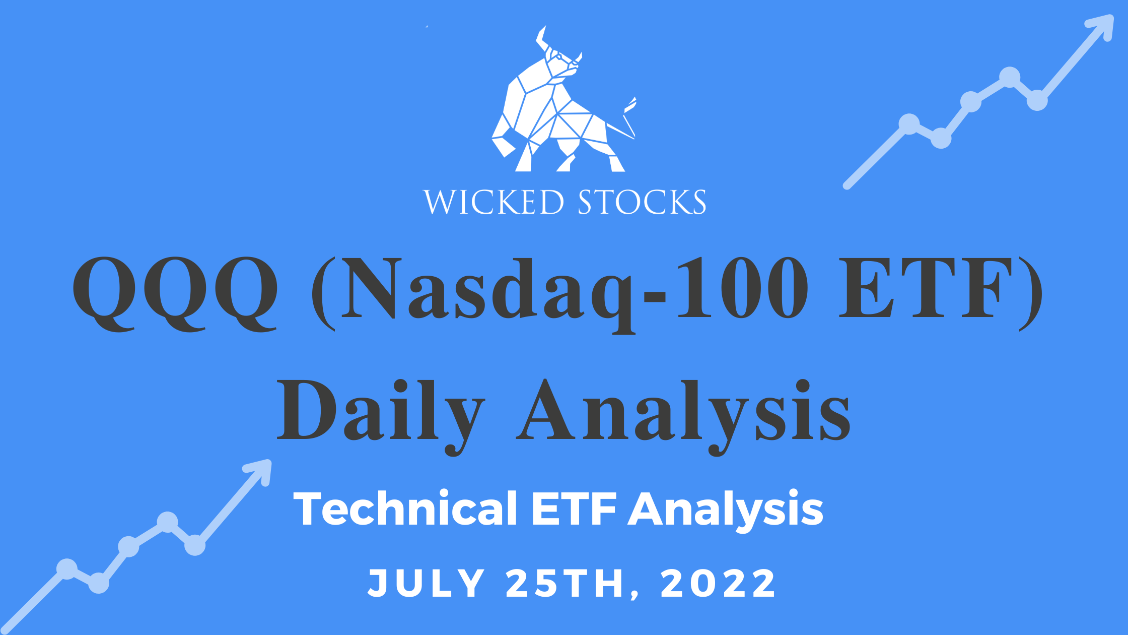 Daily QQQ ETF Analysis 7/25/22