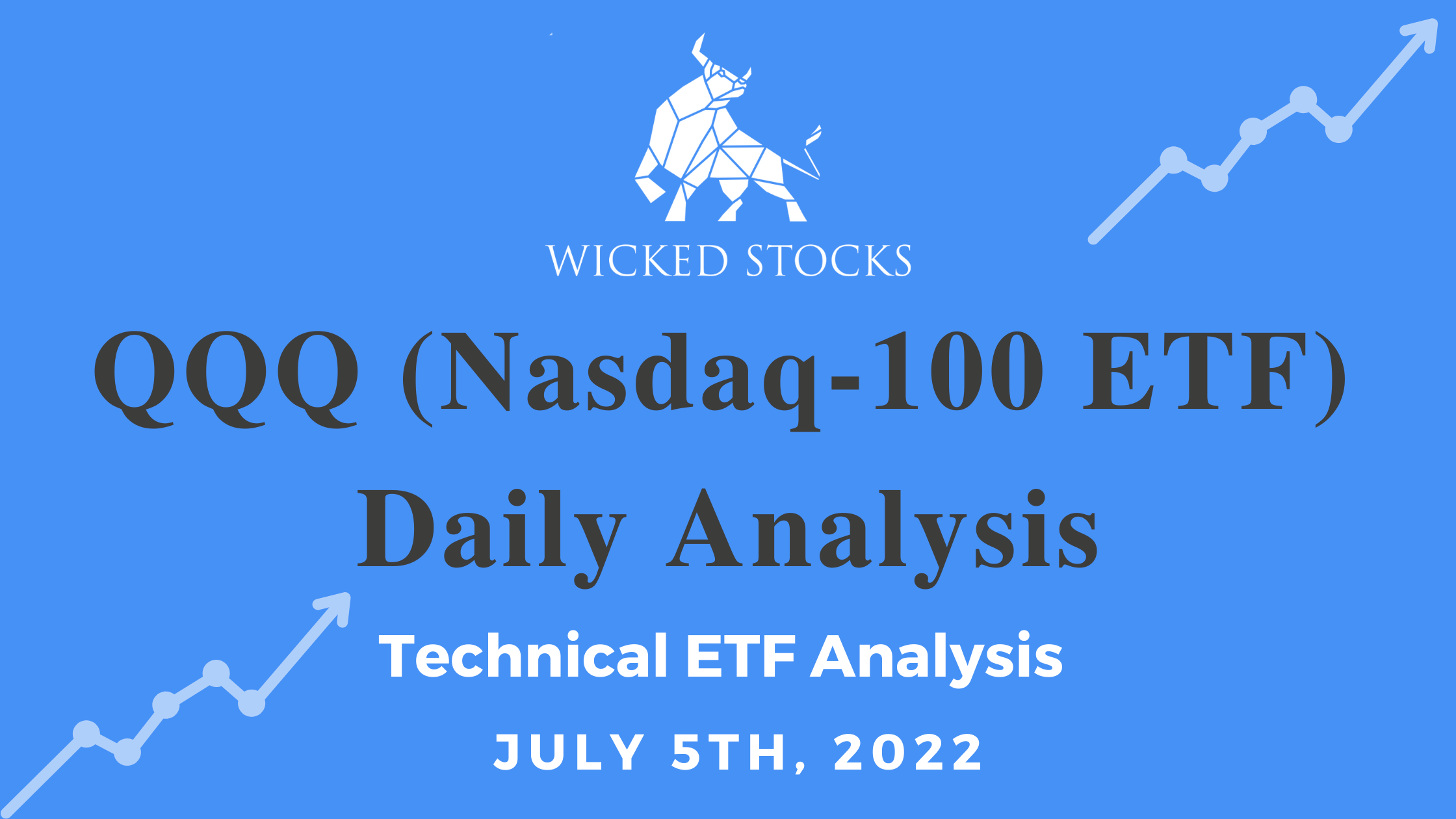 QQQ Daily ETF Technical Analysis 7/5/22