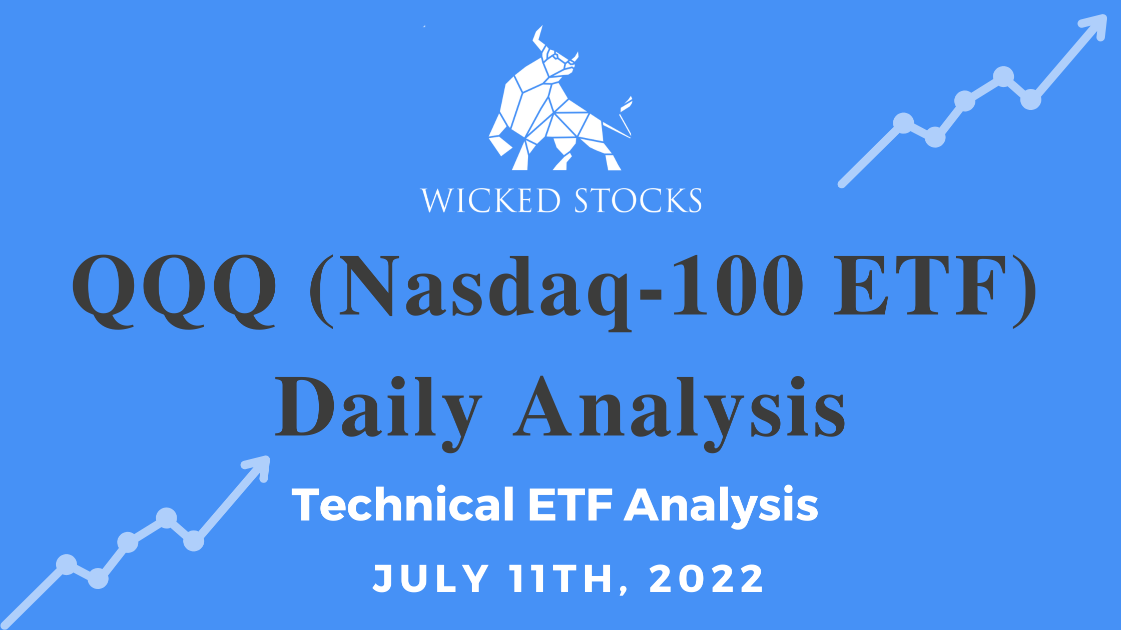 Daily QQQ ETF Technical Analysis 7/11/22