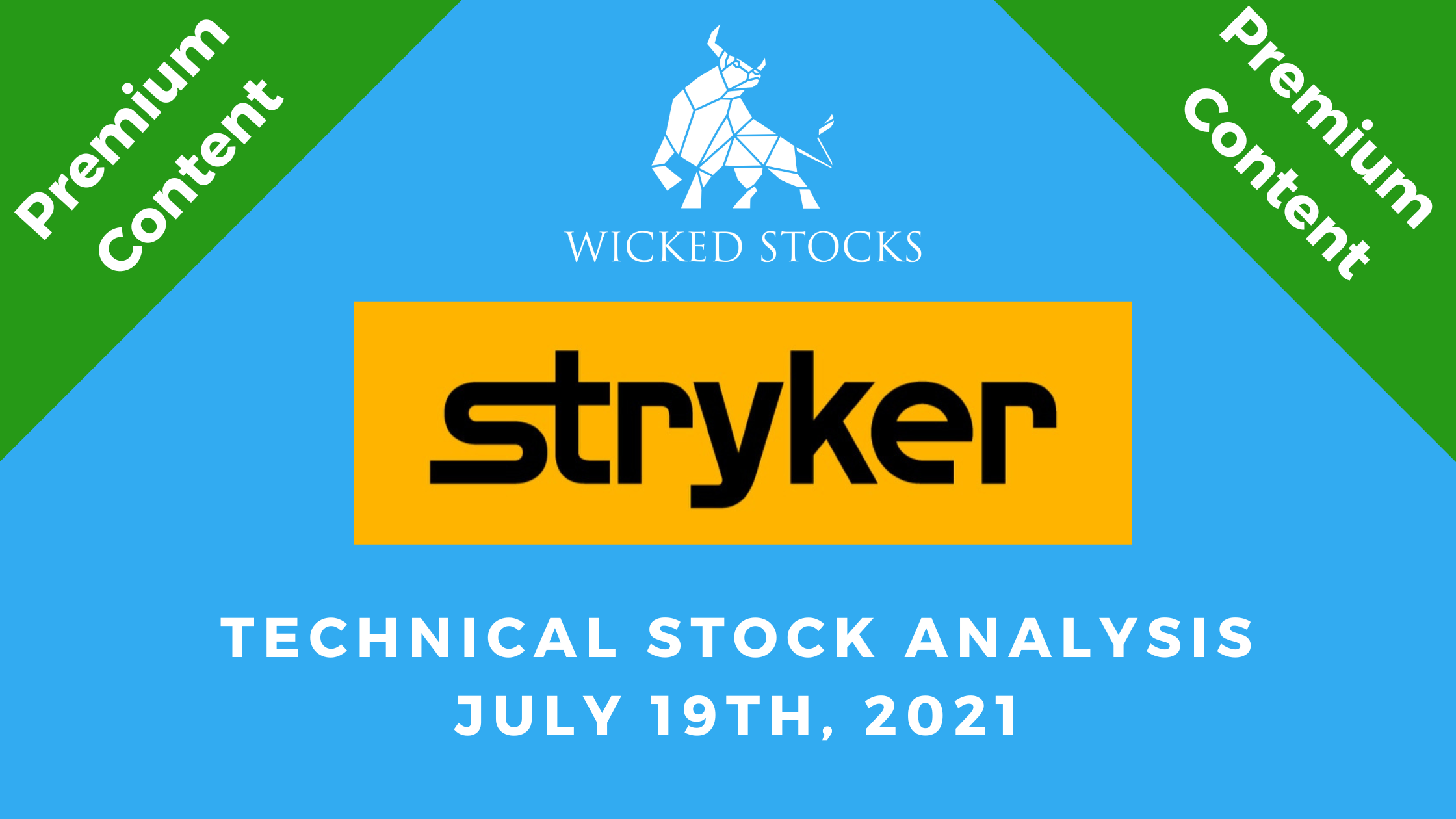 Stryker Corp. (SYK) Technical Stock Analysis 7/19/22