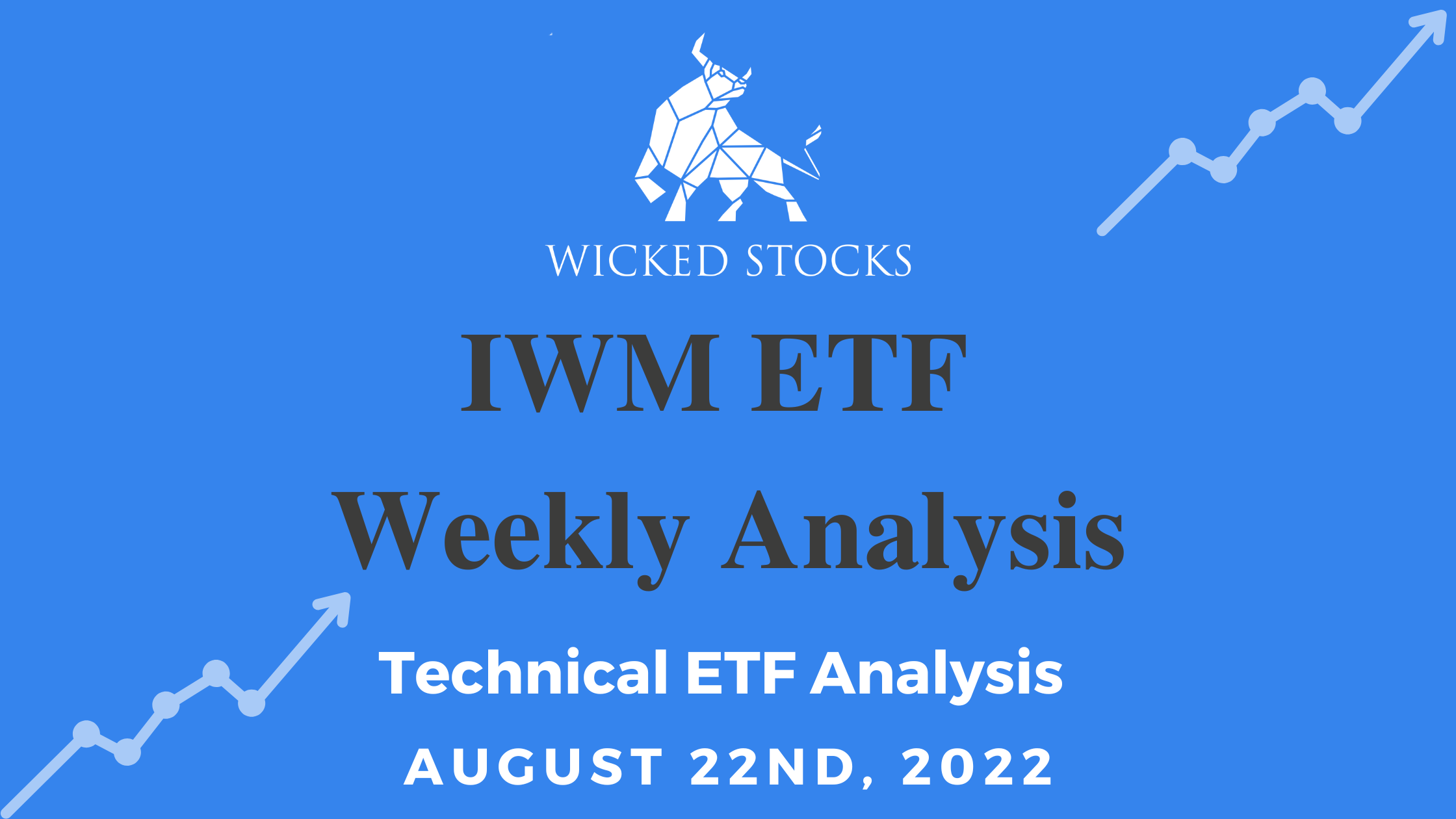 IWM ETF Weekly Technical Analysis 8/22/22