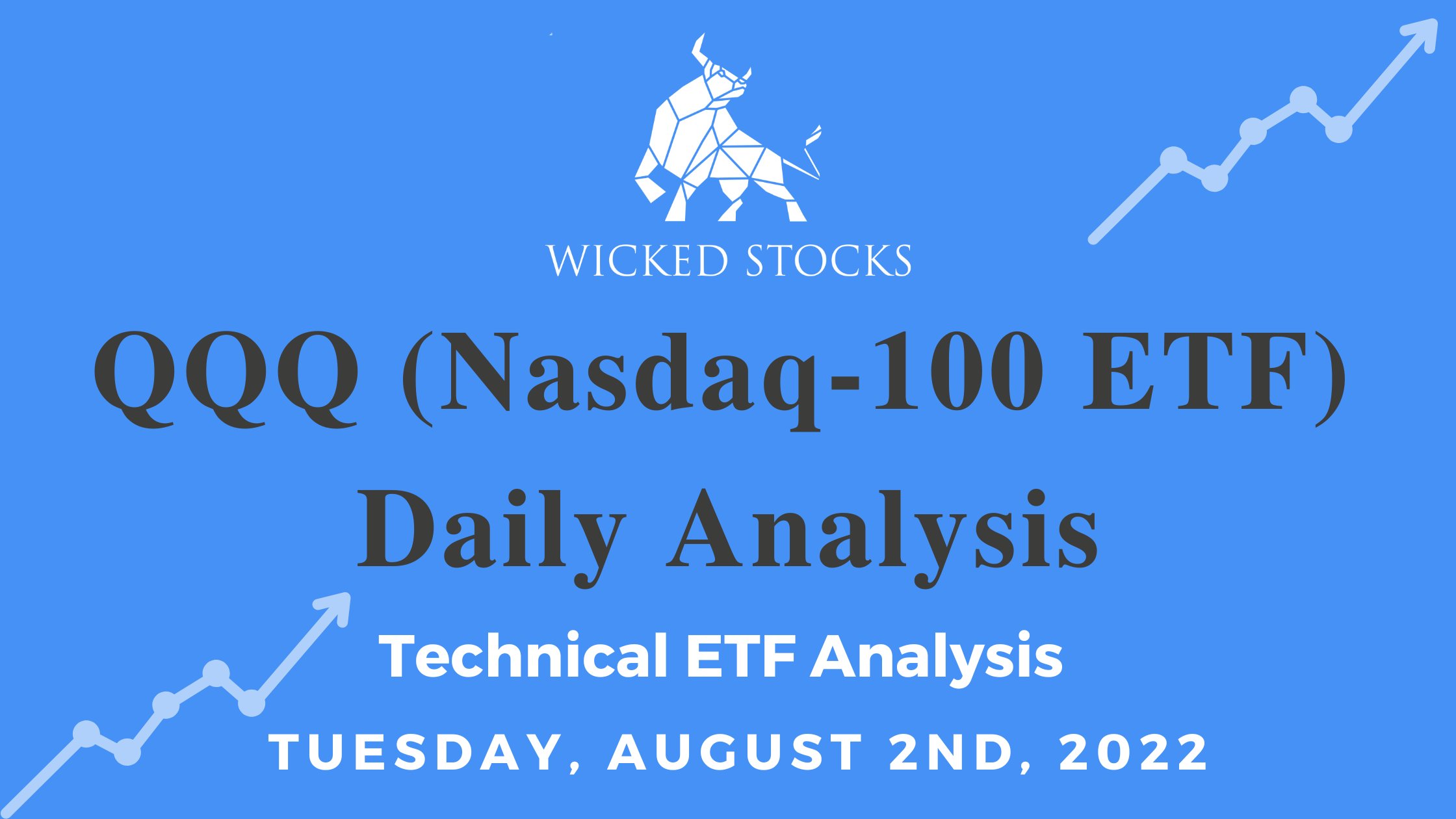 QQQ Daily ETF Technical Analysis 8/2/22