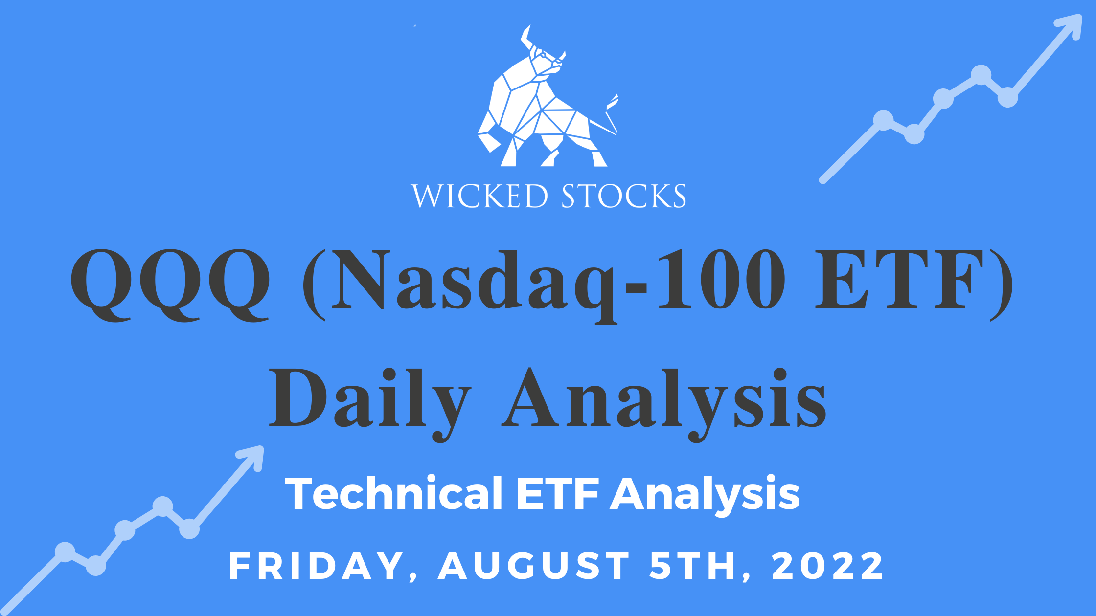 QQQ Daily ETF Technical Analysis 8/5/22