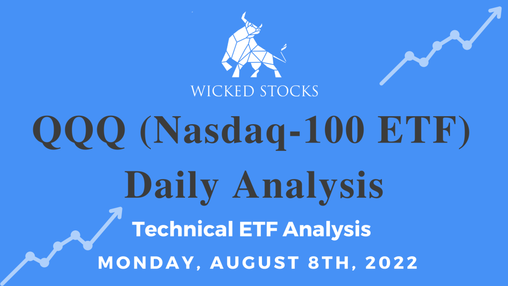 Daily QQQ ETF Analysis 8/8/22
