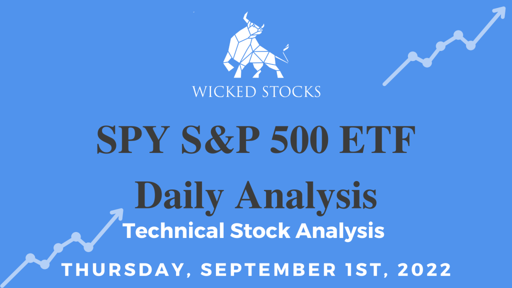 SPY Daily ETF Technical Analysis 9/1/22