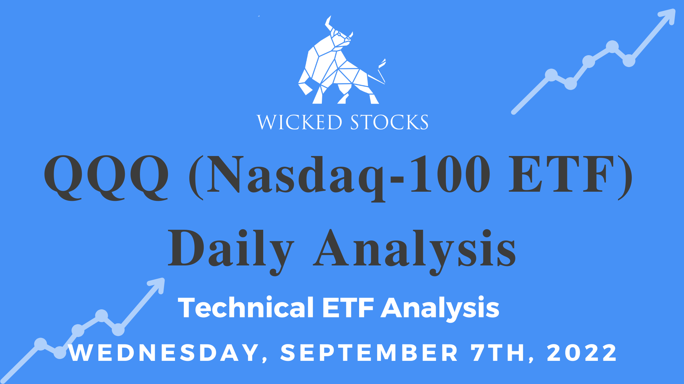 QQQ Daily ETF Technical Analysis 9/7/22