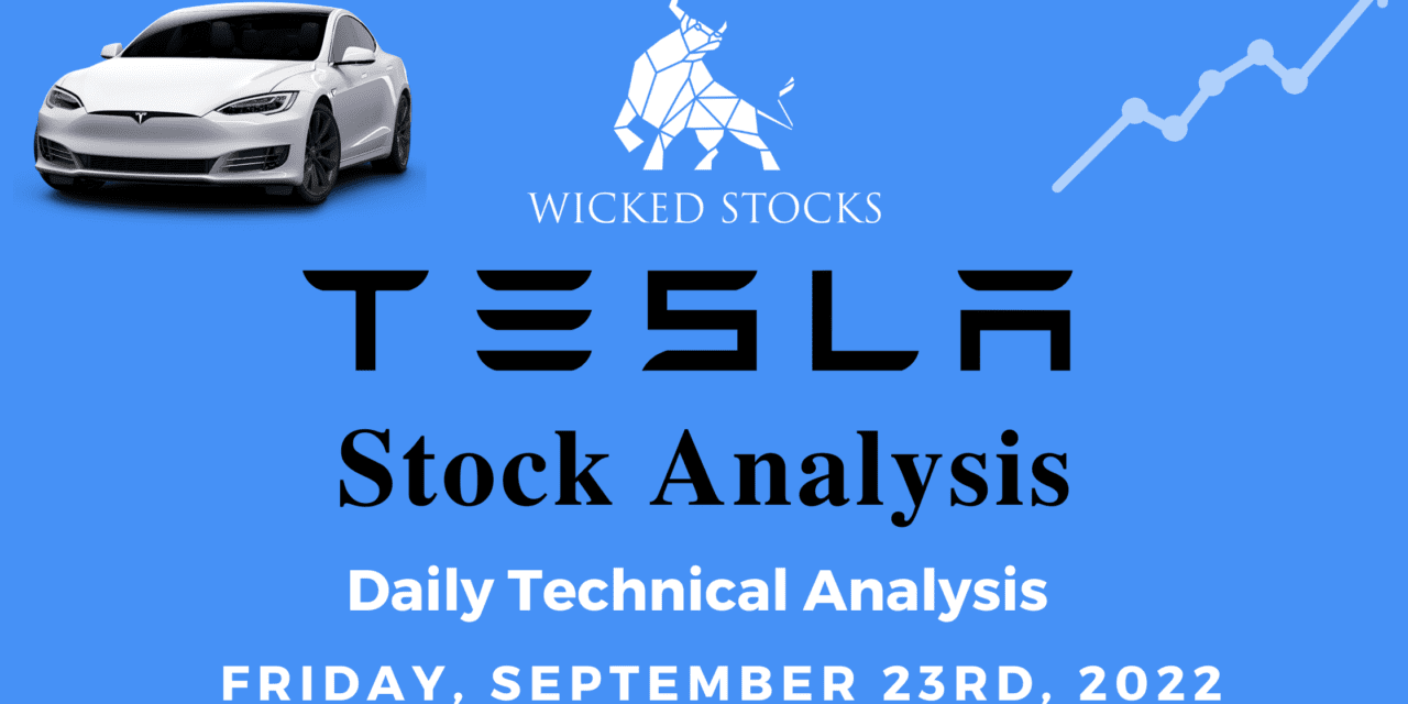 Tesla Inc. (TSLA) Daily Analysis 9/23/2022