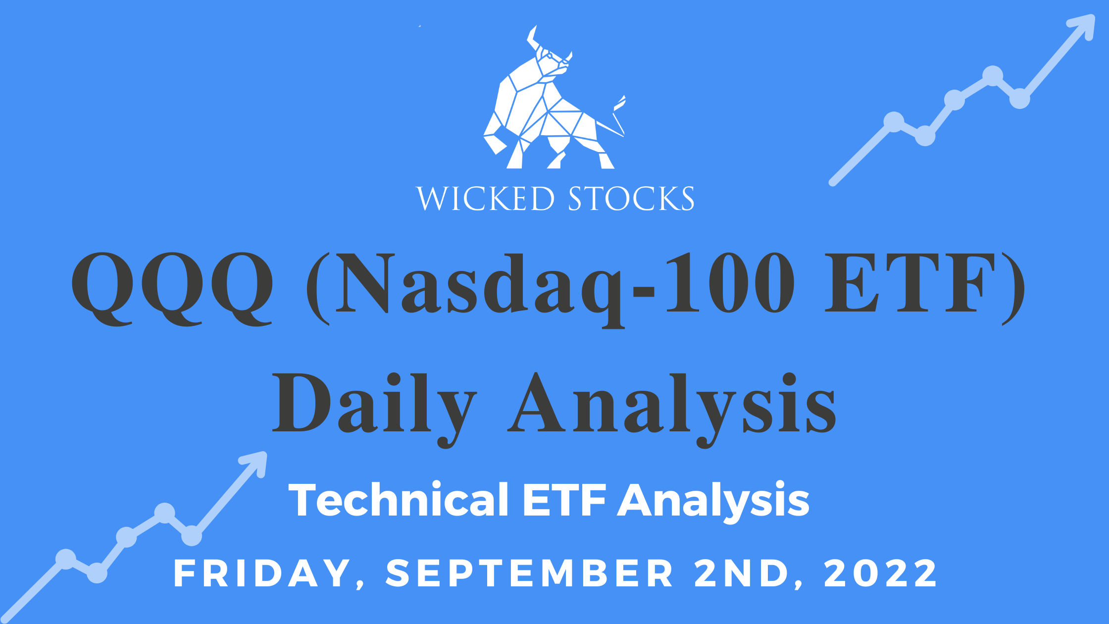 QQQ Daily ETF Technical Analysis 9/2/22