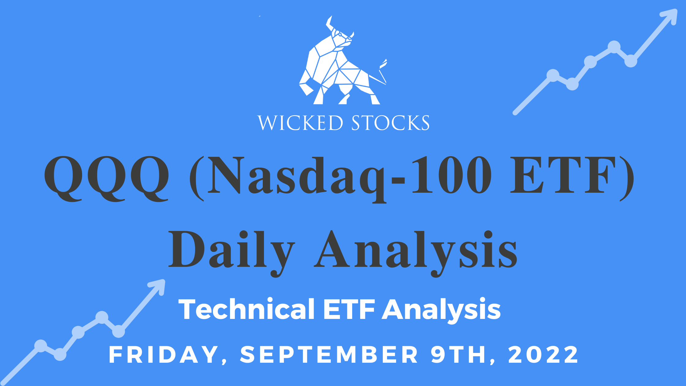 QQQ Daily ETF Technical Analysis 9/9/22