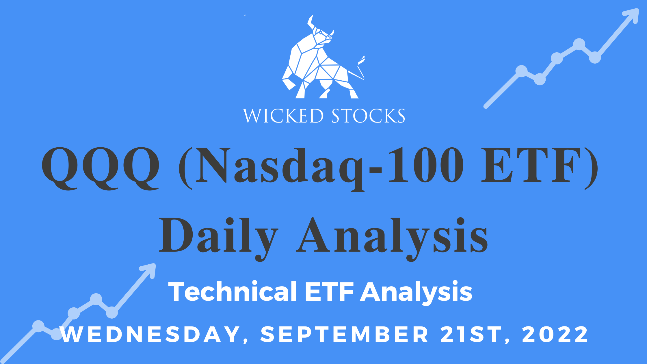 Daily QQQ ETF Analysis 9/21/22