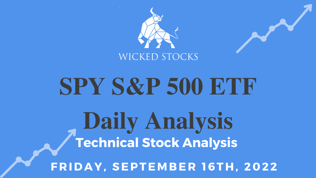 Daily SPY ETF Technical Analysis 9/16/22