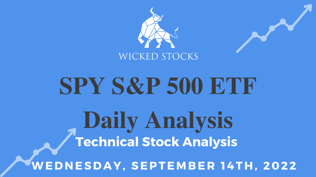 Daily SPY ETF Technical Analysis 9/14/22