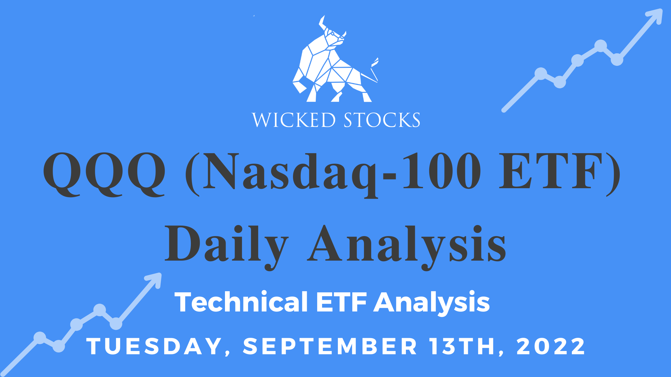 QQQ Daily ETF Technical Analysis 9/13/22