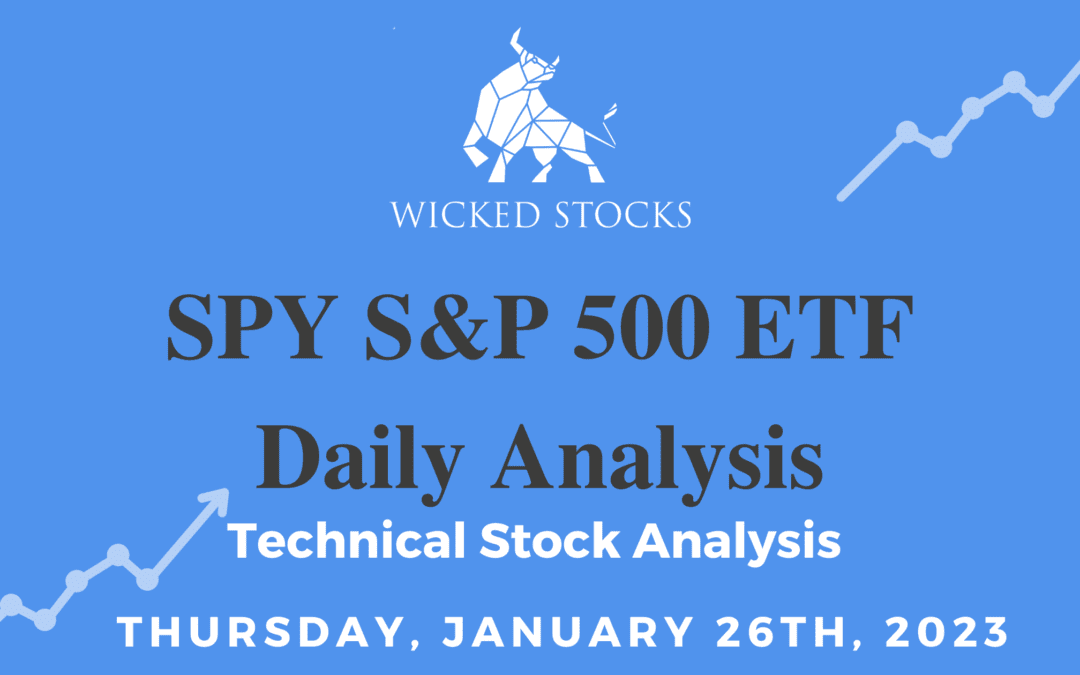 SPY Daily ETF Analysis 1/26/23
