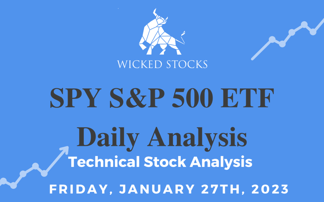 SPY Daily ETF Analysis 1/27/23