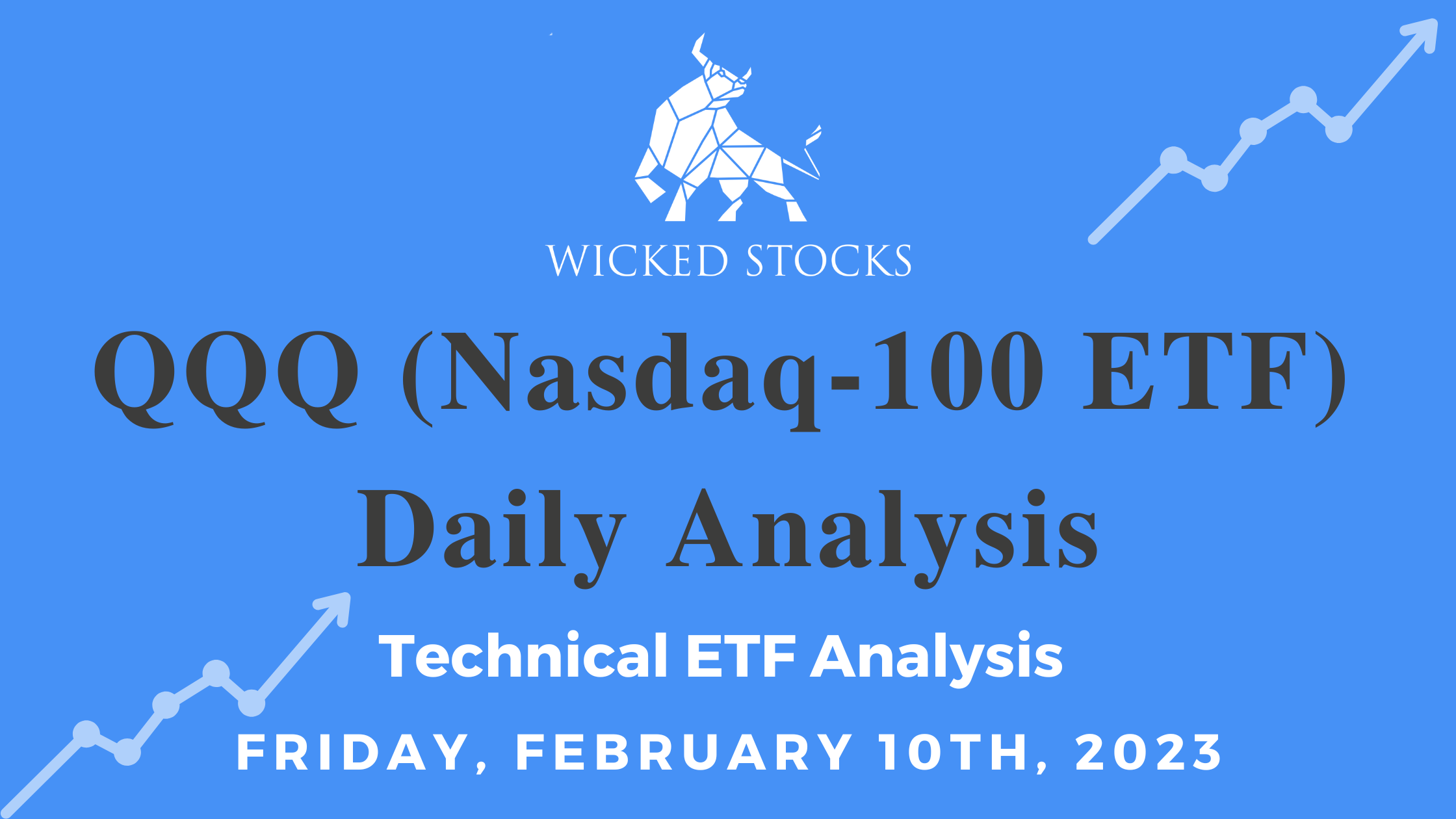 QQQ Daily ETF Technical Analysis 2/10/23