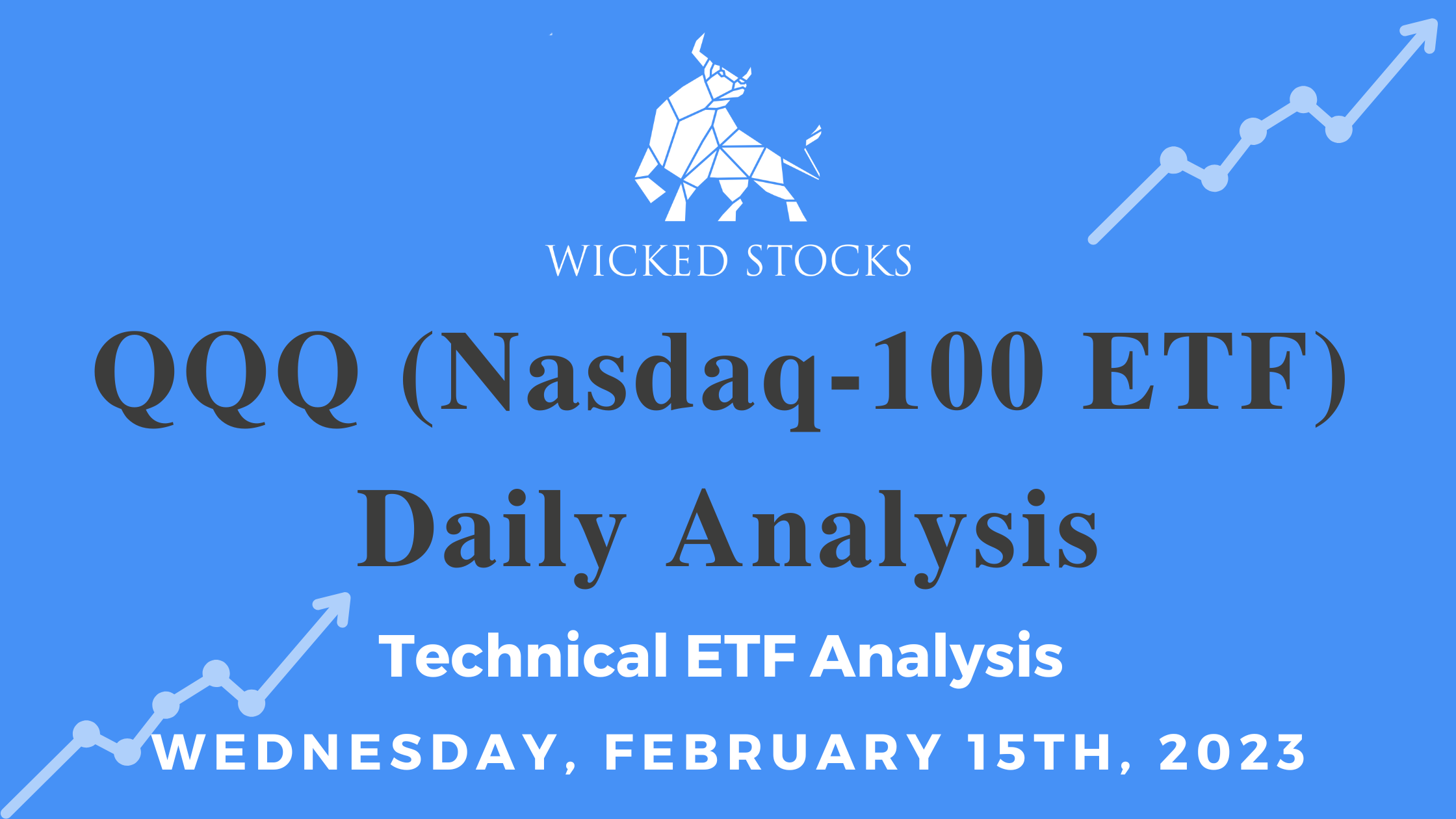 QQQ Daily ETF Technical Analysis 2/15/23