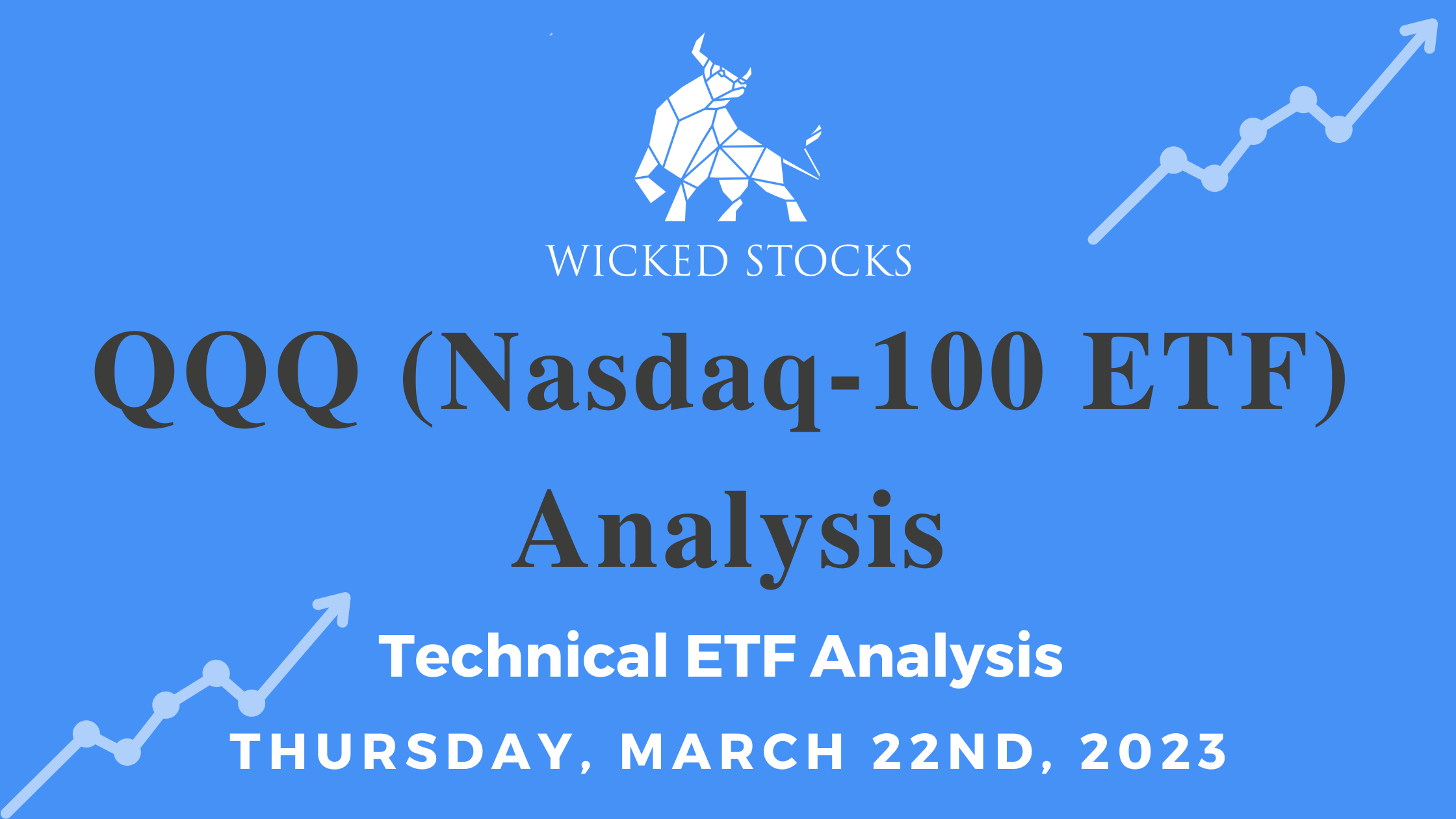 QQQ Daily ETF Technical Analysis 3/23/23