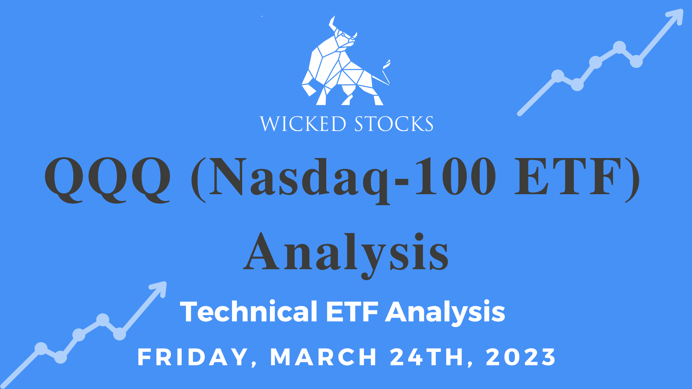 QQQ Daily ETF Technical Analysis 3/24/23