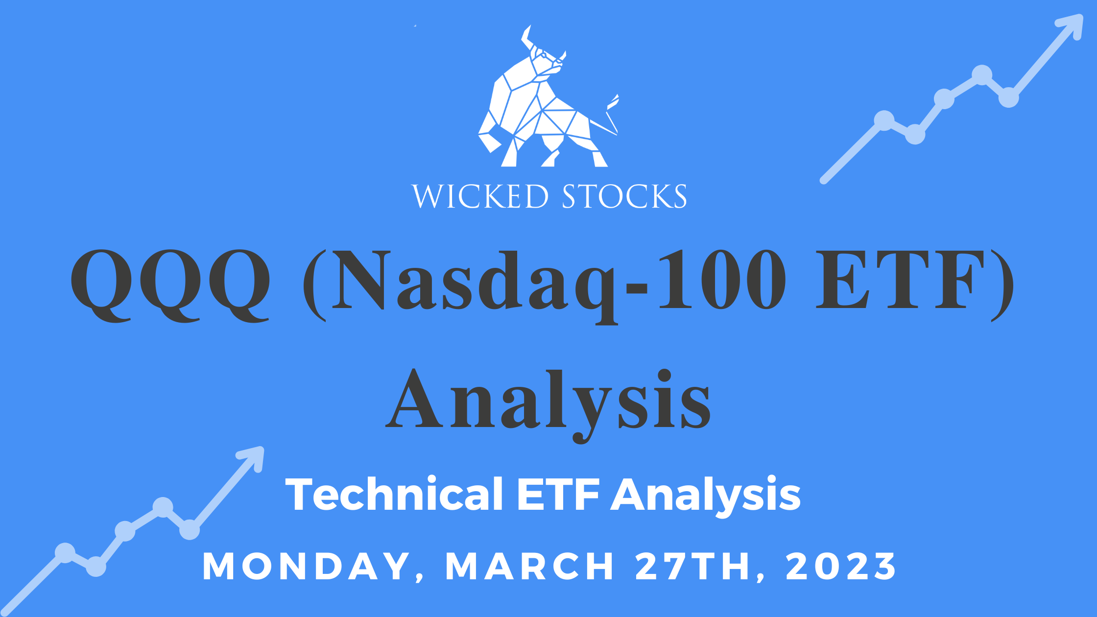 QQQ Daily ETF Technical Analysis 3/27/23