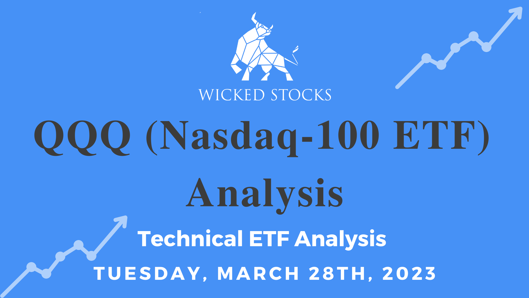 QQQ Daily ETF Technical Analysis 3/28/23