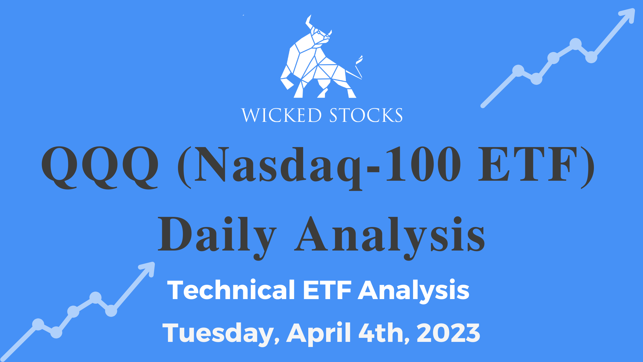 QQQ Daily ETF Technical Analysis 4/3/23