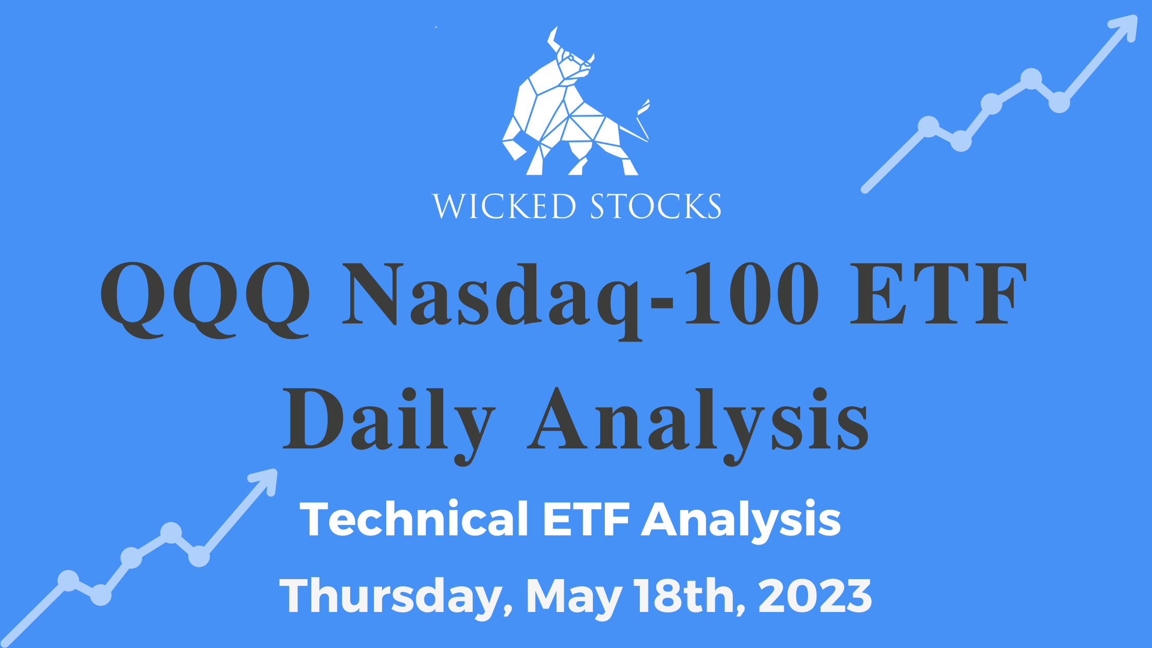 QQQ Daily ETF Technical Analysis 5/18/23