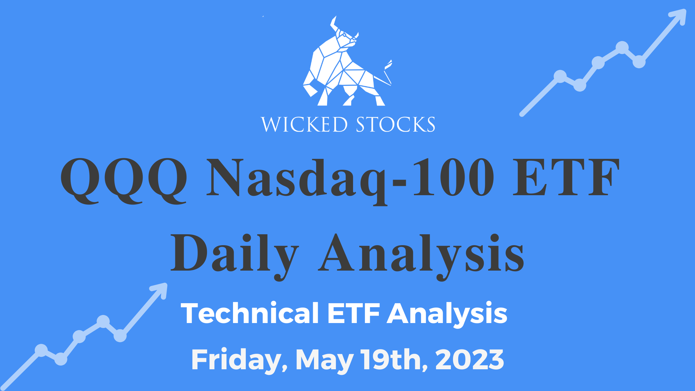 QQQ Daily ETF Technical Analysis 5/19/23