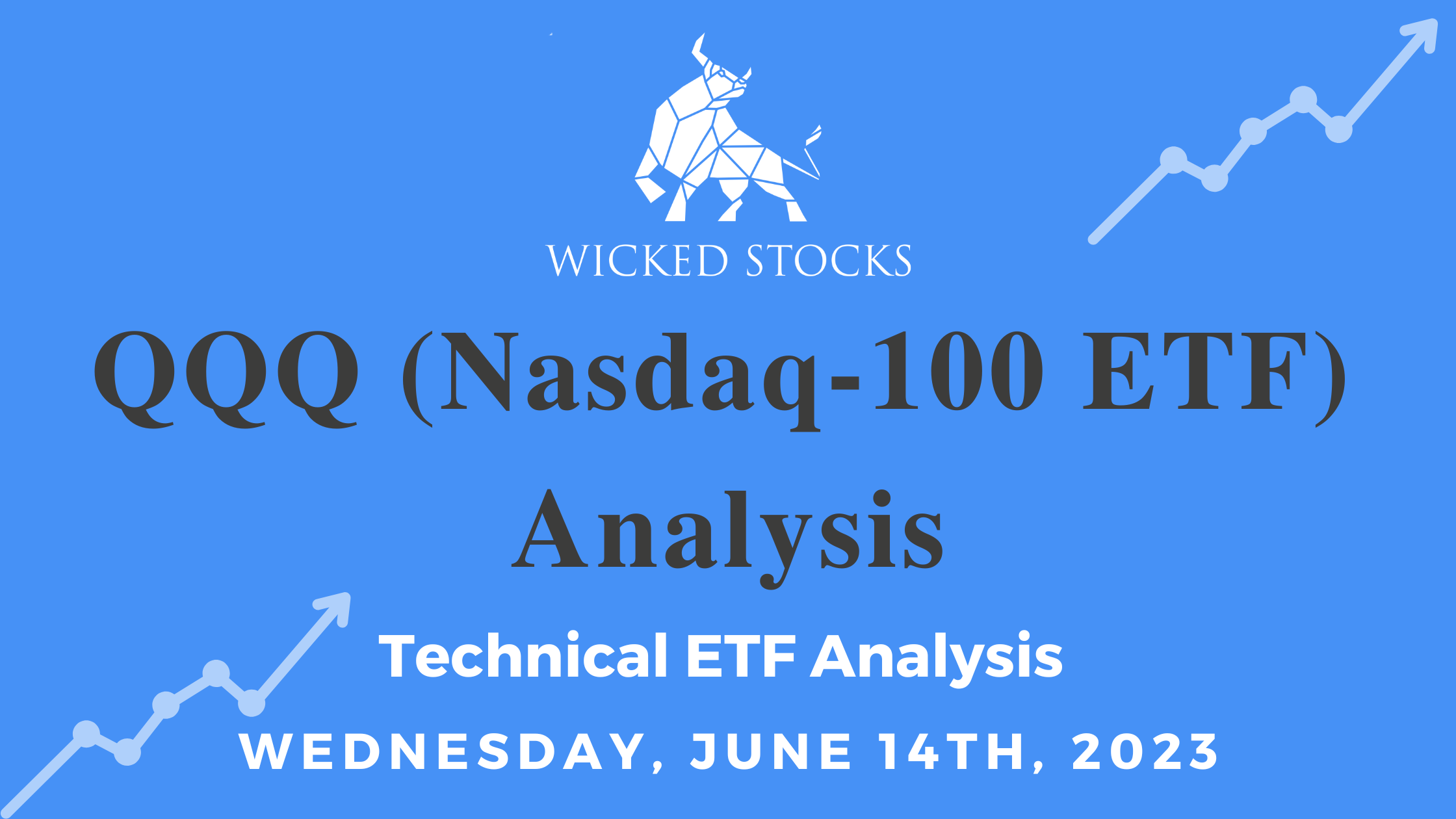 QQQ Daily ETF Technical Analysis 6/14/23