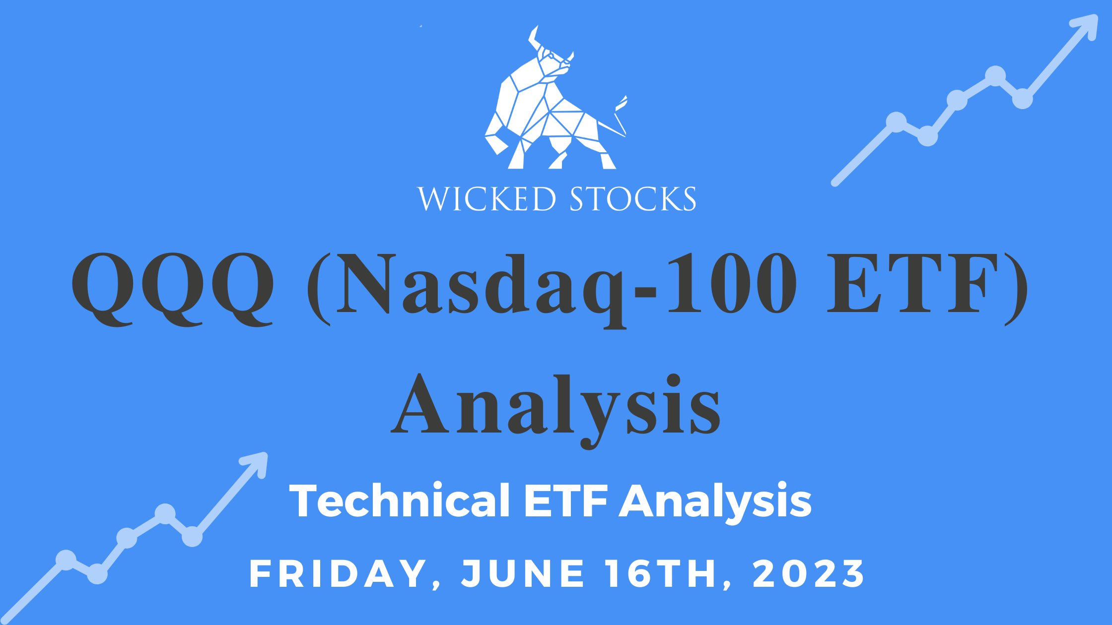 QQQ Daily ETF Technical Analysis 6/16/23