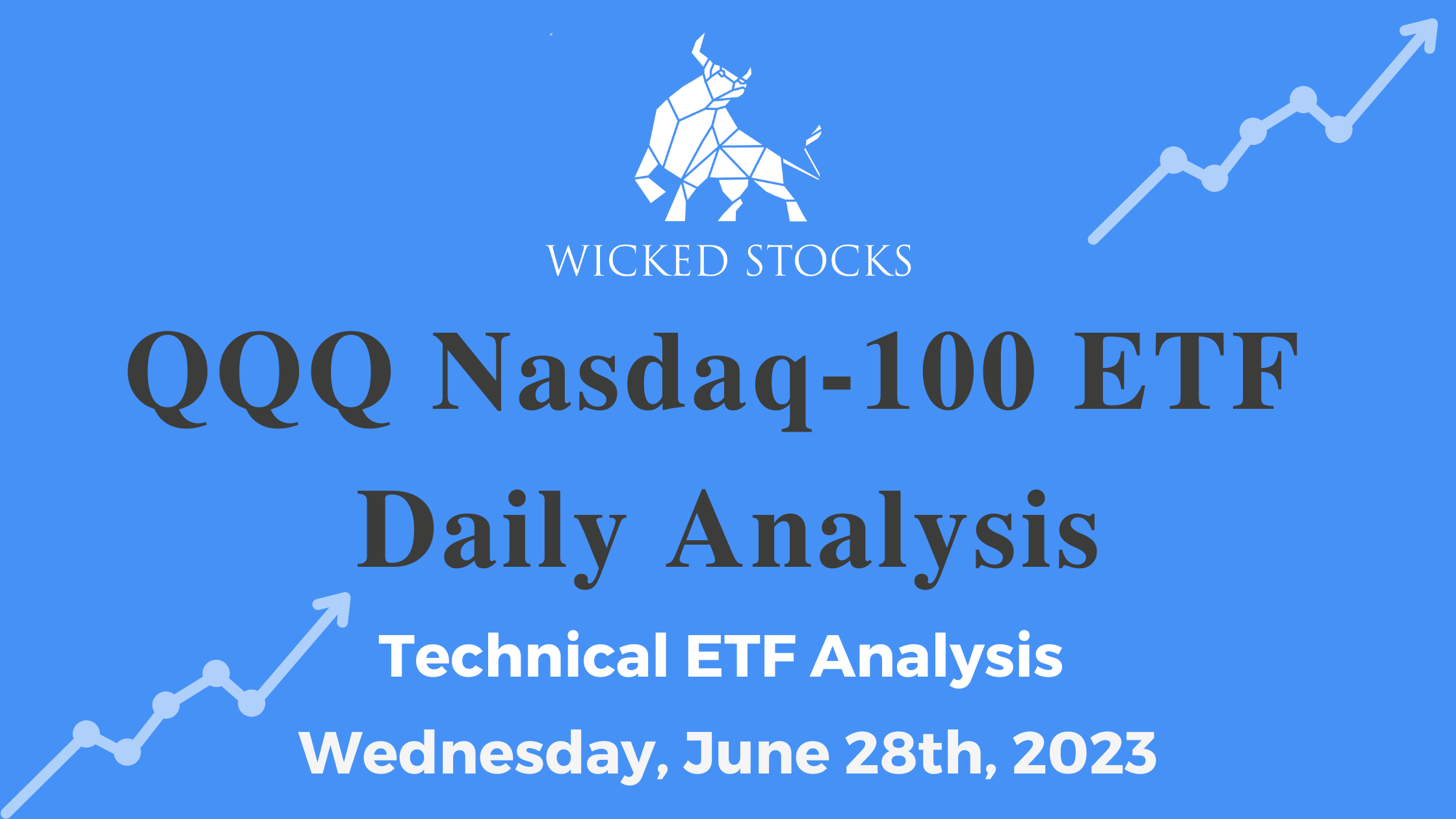 QQQ Daily ETF Technical Analysis 6/28/23