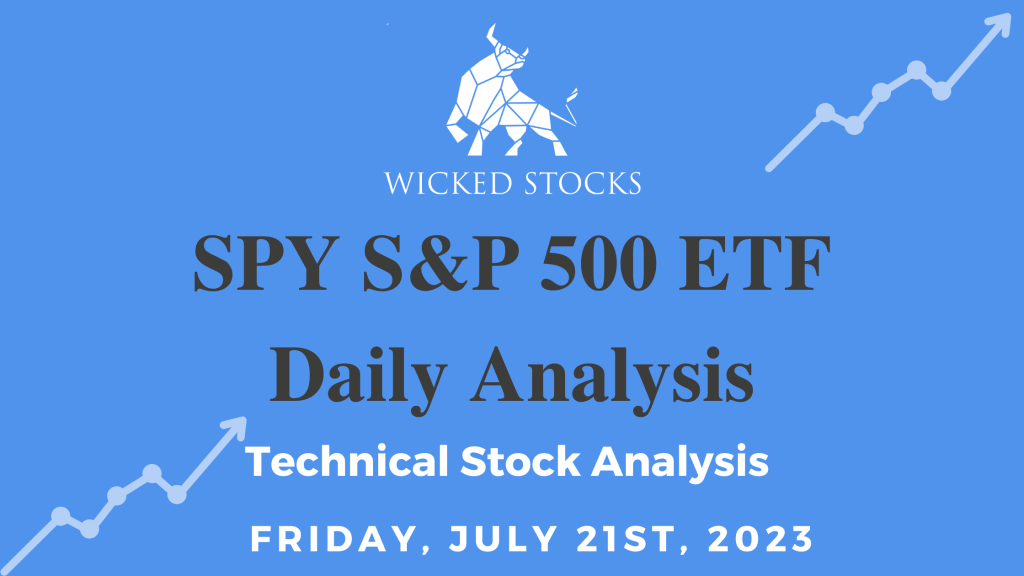 SPY Daily ETF Technical Analysis 7/21/23
