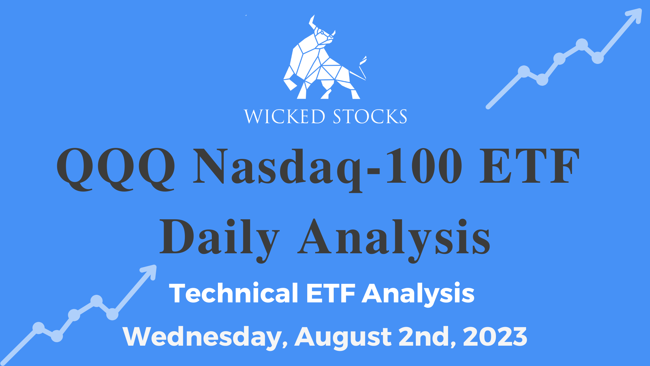 QQQ Daily ETF Technical Analysis 8/2/23