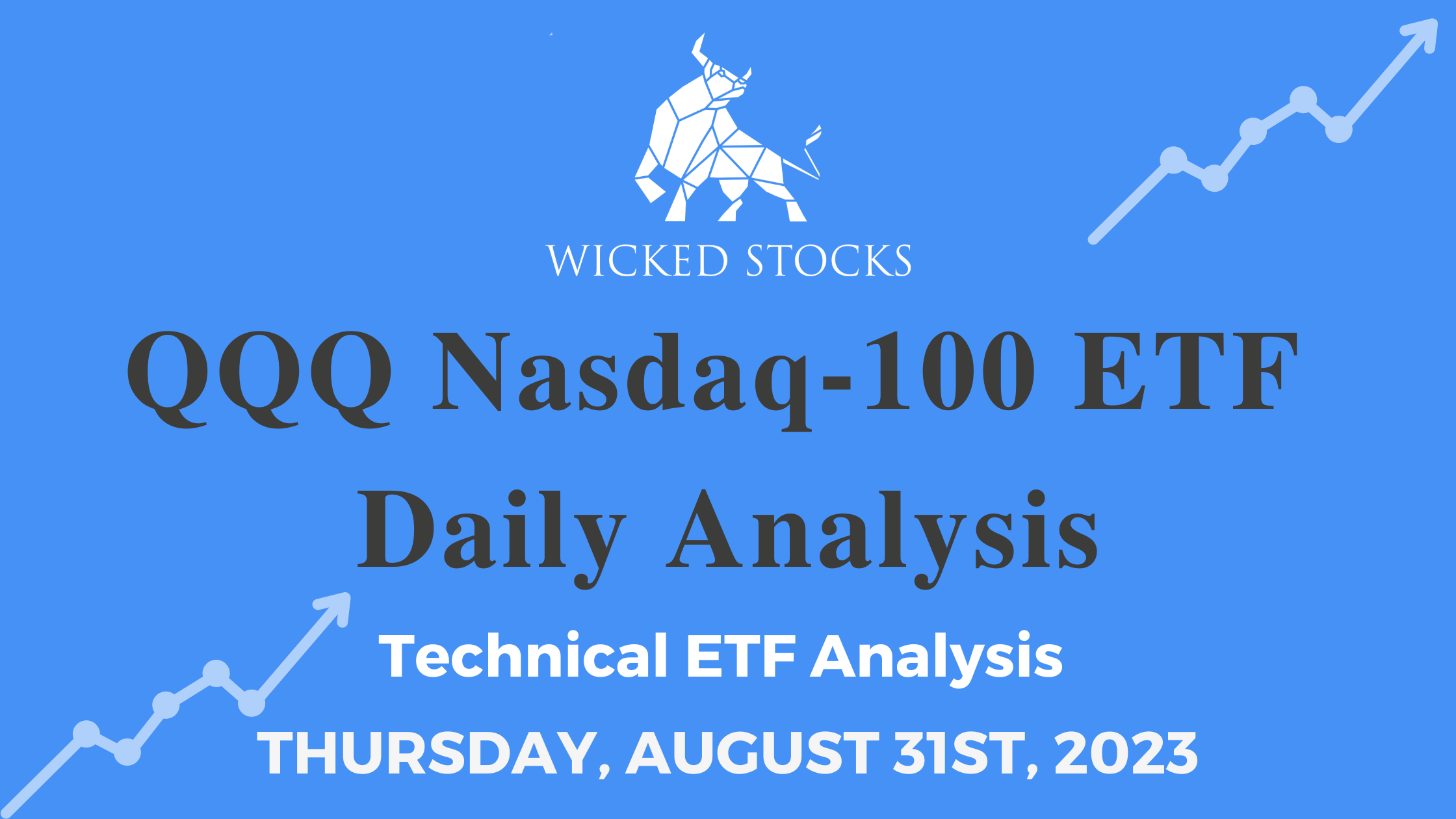 QQQ Daily ETF Analysis 8/31/23