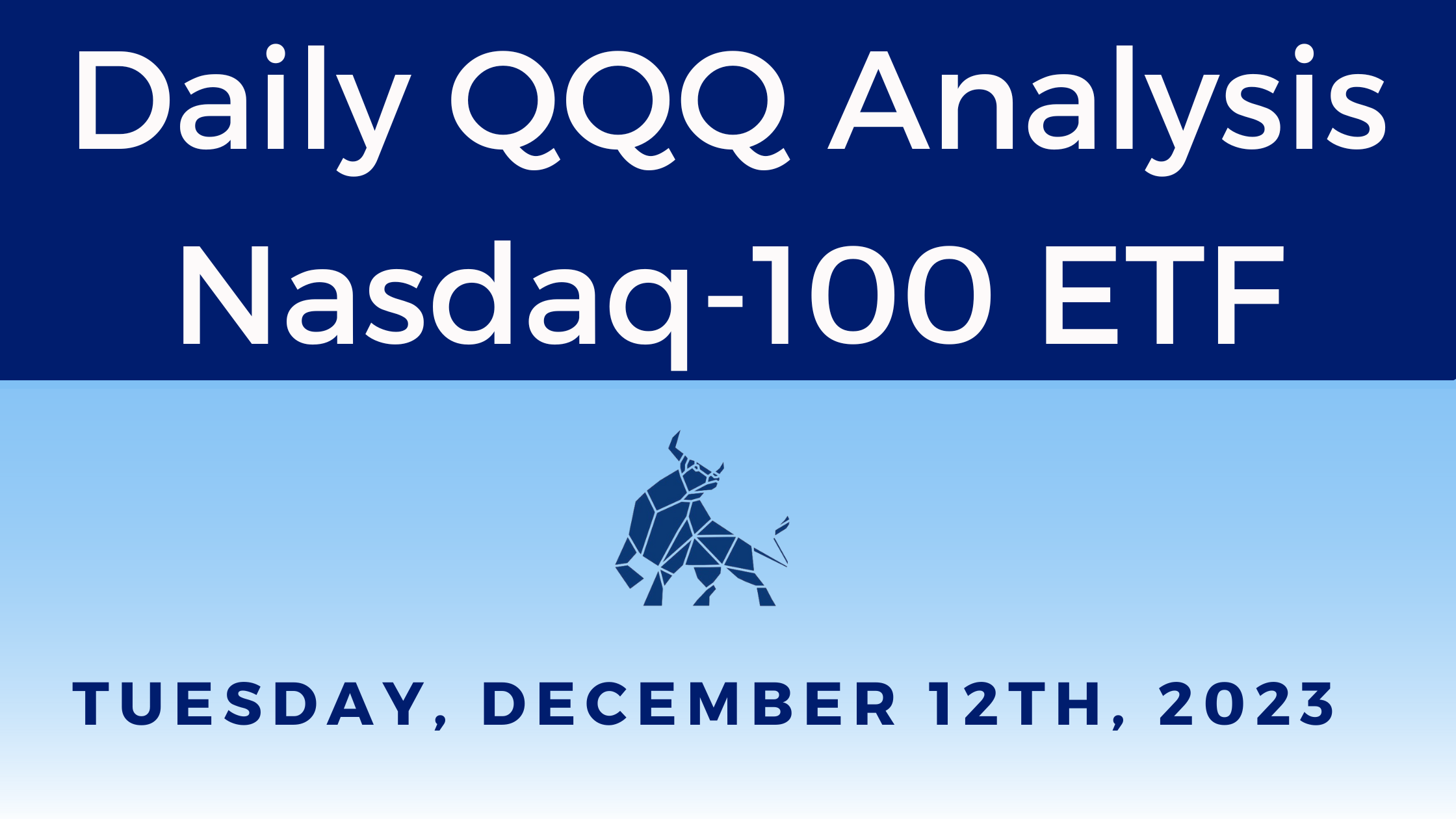 Daily QQQ Report 12/12/23