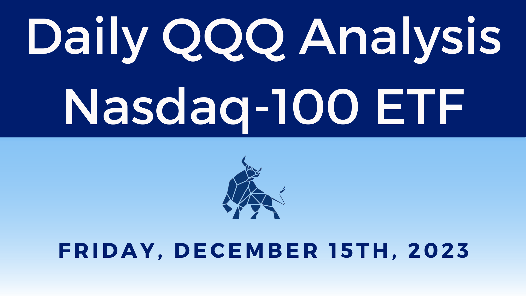 Daily QQQ Report 12/15/23