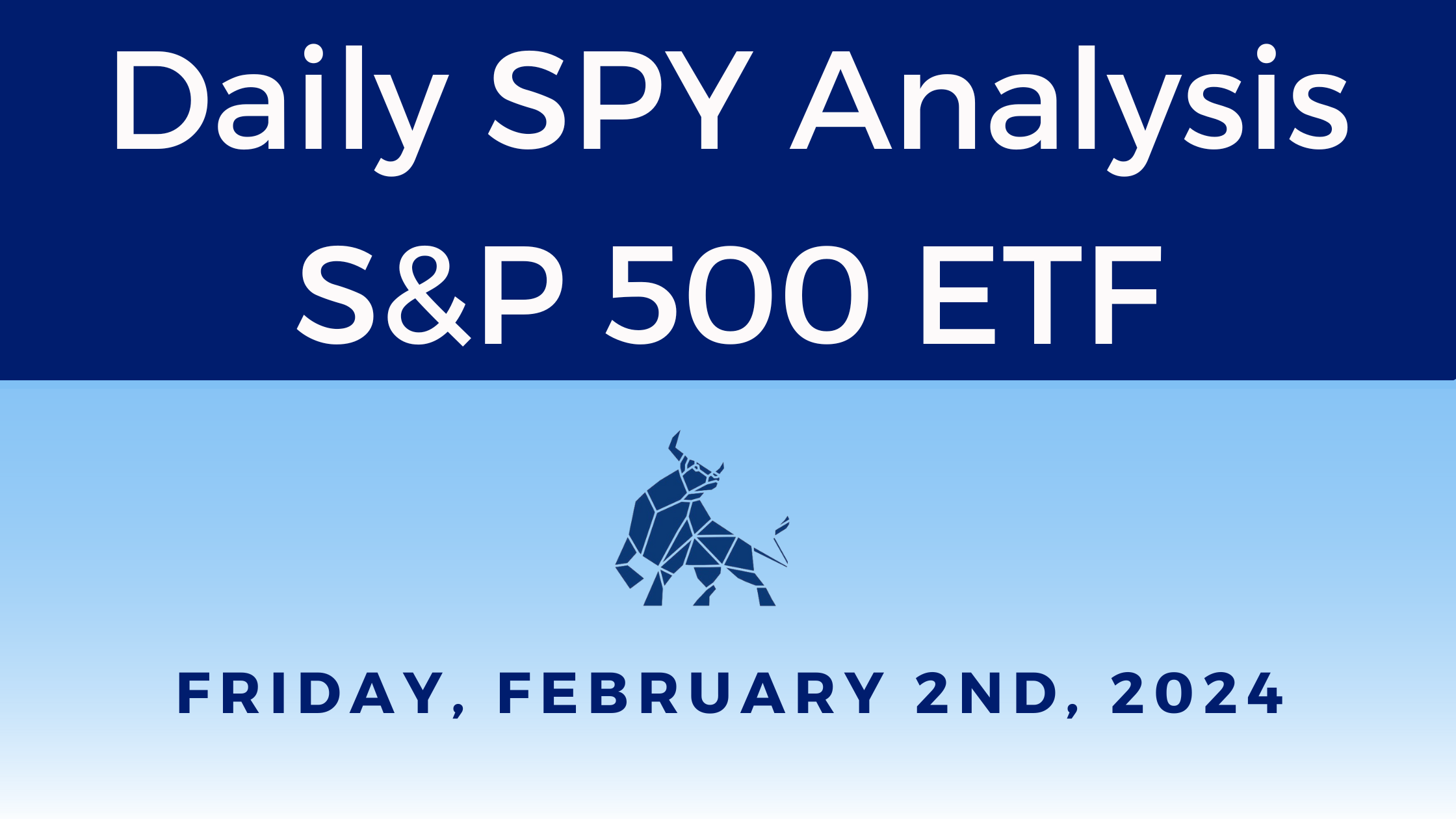 Daily SPY Report 2/2/23